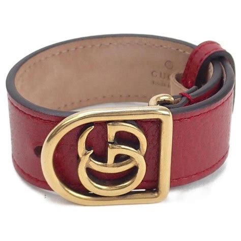 bracelet gucci cuir femme|Gucci enamel bracelet.